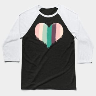 Corazón de amor desaciendose pintado con acuarelas. ❤ Baseball T-Shirt